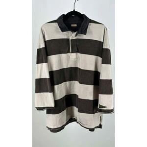 Kapital Rugby Long Sleeve Striped Shirt Size 4